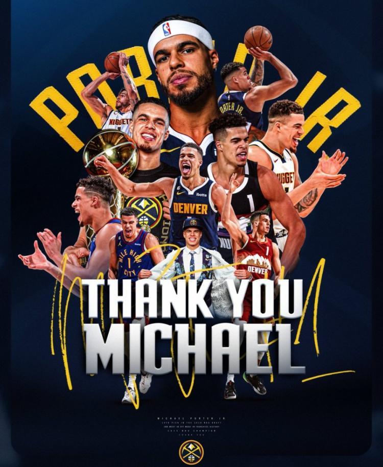 掘金致谢小波特:谢谢你MPJ 希望你的下一个篇章万事顺遂